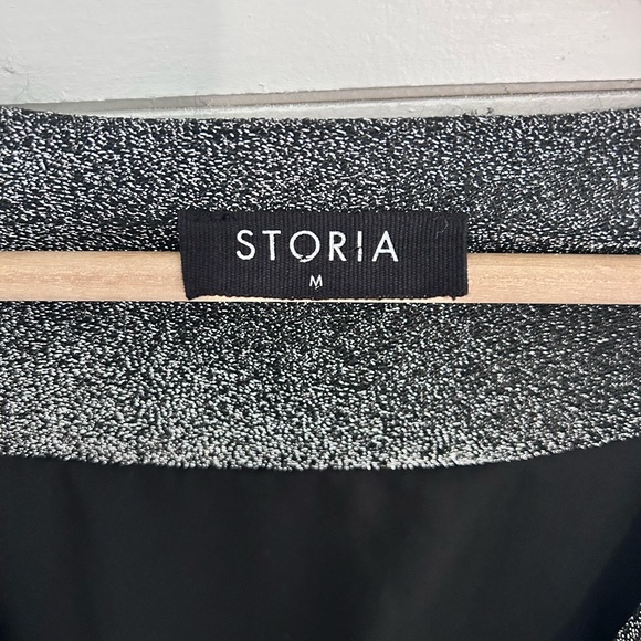 Storia Silver Glitter Dress - Picture 4 of 8